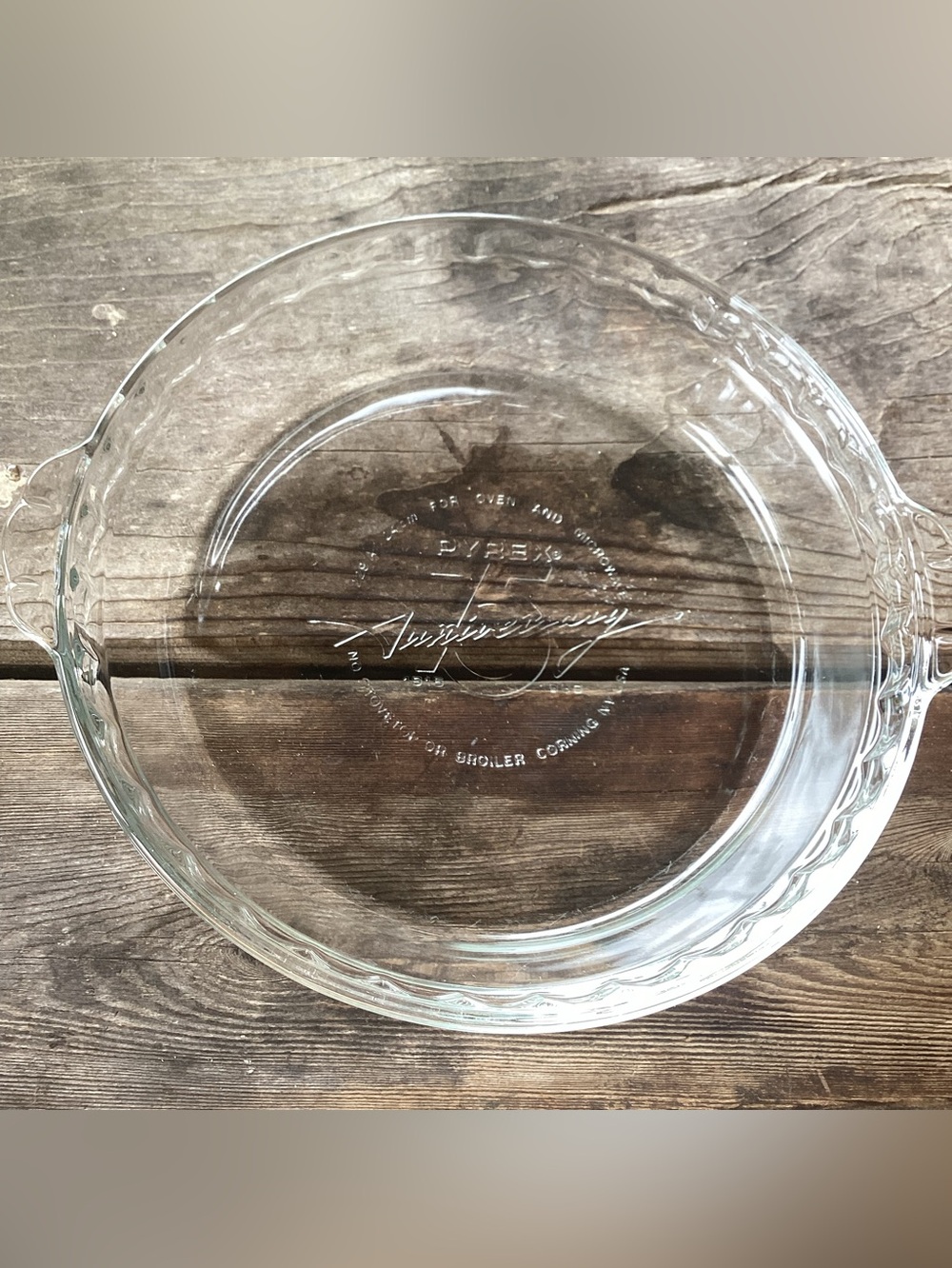 PYREX Vintage Pie Plate 75th Anniversary- 229-A